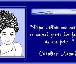 Carte citation de Caroline Anouilh